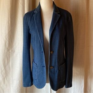 J.McLaughlin Soft Denim Lightweight Blazer Jacket • Size S